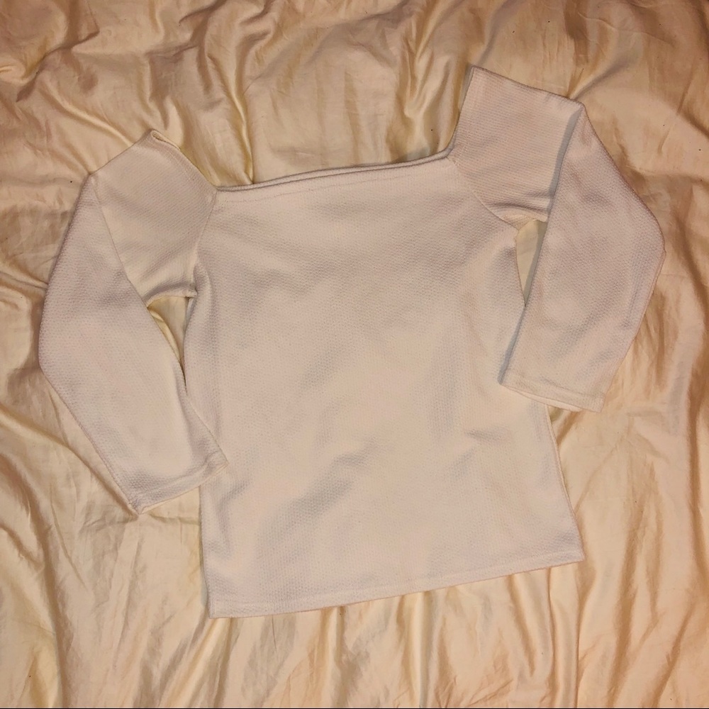 White Off The Shoulder Top